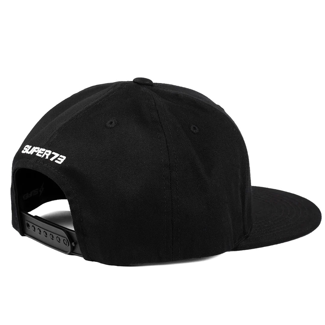 BLACK SNAPBACK HAT SUPER73